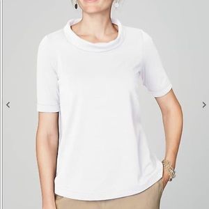 NEW J. Jill Draped Neck Top